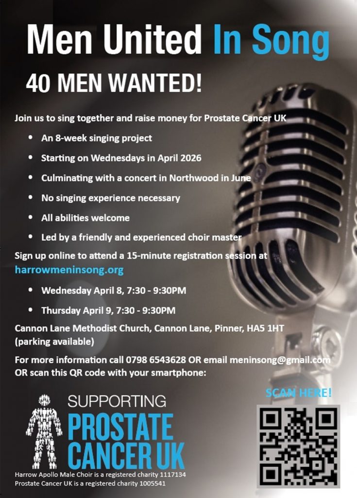 Men United in Song Flyer